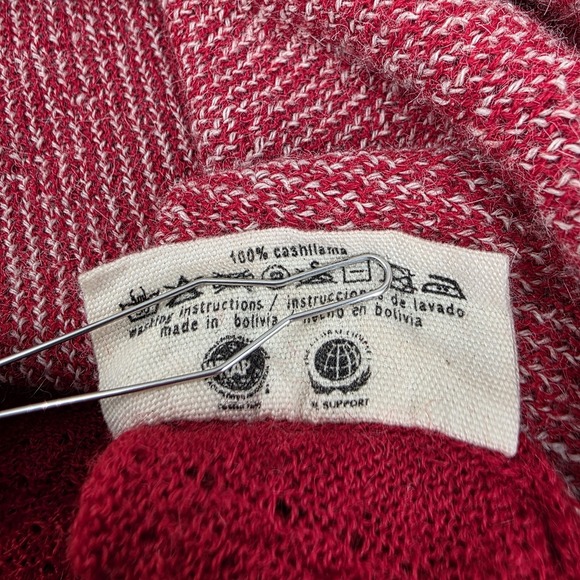 Cotopaxi‎ Sweater Cashllama Red Blue White Llama Unisex M(XL) W(XXL) Holiday - Picture 4 of 7